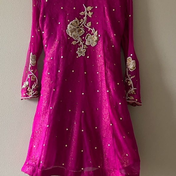 Beautiful 3 piece suit with intricate work - Picture 4 of 5